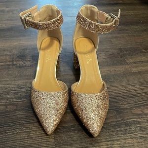 Blush Glitter Shoes